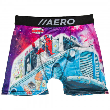Marvel Deadpool Ice Cream Truck In Space Aero Boxer Briefs Underwear